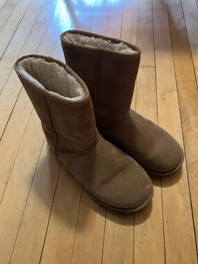 UGG Classic Medium Height Chestnut Suede Boots